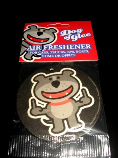 Dog O Glee Humor Air Freshener Punk Emo Goth Design