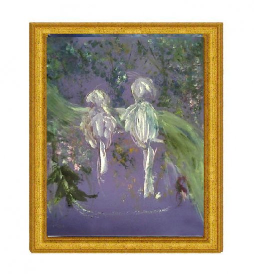 White Parrots in Abstract