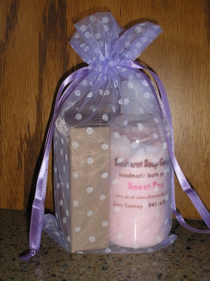 Soap and Salt Scrub Gift Bag