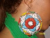Multi-Colored Beaded Earrings