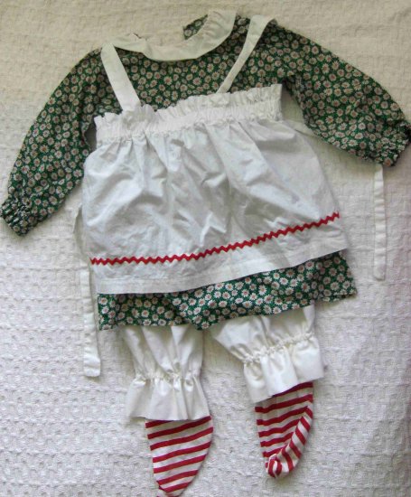 Halloween Costume Girlsâ - Raggedy Ann - Handmade - Size 3-4 Years