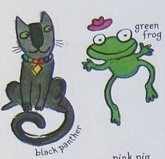 Hallmark Stickers - Cute Cartoon-like Animals - Assorted