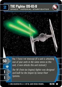 #165 TIE Fighter DS-61-9
