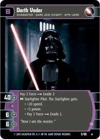 #9 Darth Vader (D) (BoY rare) Star Wars TCG