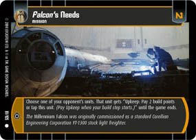#81 Falcon's Needs
