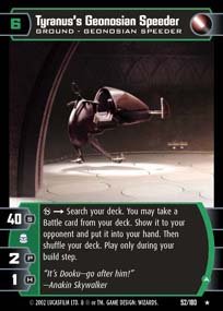 #052 Tyranus's Geonosian Speeder (A) AOTC