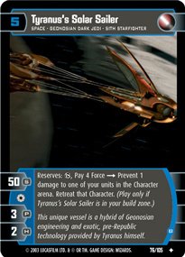#076 Tyranus's Solar Sailer (B) JG