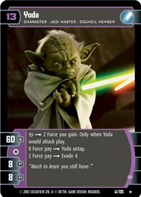 #041 Yoda (D) Star Wars TCG JG