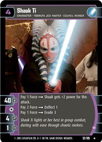 #032 Shaak Ti (B) Star Wars TCG JG