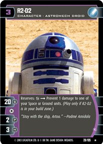#028 R2-D2 (E) Star Wars TCG JG