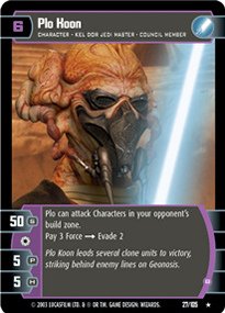 #027 Plo Koon (B) Star Wars TCG JG