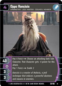 #025 Oppo Rancisis (A) Star Wars TCG JG