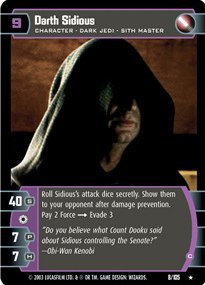 #008 Darth Sidious (C) Star Wars TCG JG