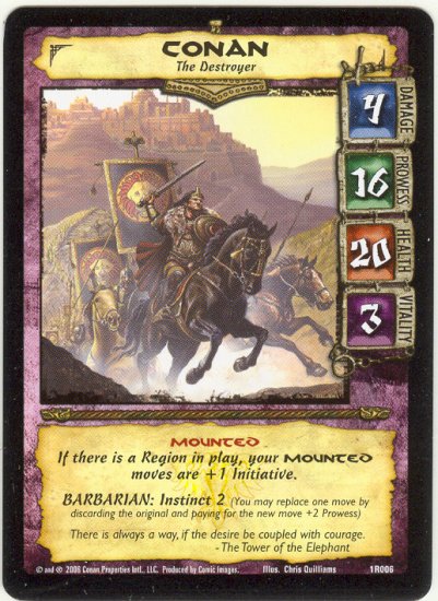 Conan the Destroyer (R) Conan CCG
