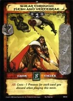 Shear Through Flesh and Vertebrae (R) Conan CCG