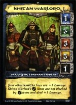 Khitai Warlord (R) Conan CCG