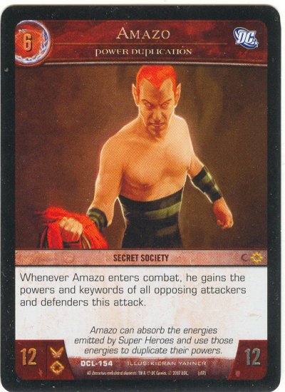 Amazo, Power Duplication FOIL DCL- (C) DC Legends VS System TCG