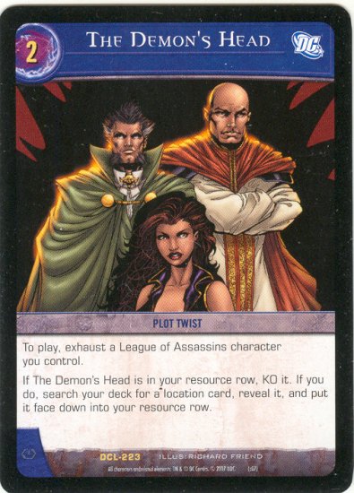 The Demon's Head DCL-223 (R) DC Legends VS System TCG
