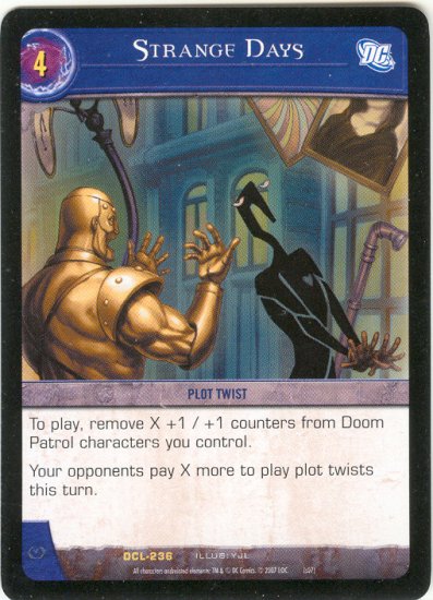 Strange Days DCL-236 (R) DC Legends VS System TCG