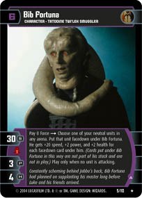 #5 Bib Fortuna (A) (RotJ rare) Star Wars TCG