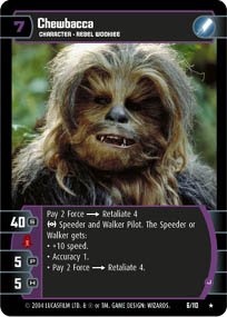 #6 Chewbacca (J) (RotJ rare) Star Wars TCG