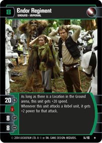 #14 Endor Regiment (RotJ rare) Star Wars TCG