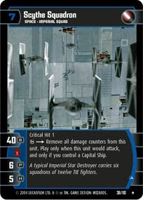 #36 Scythe Squadron (A) (RotJ rare) Star Wars TCG