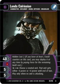 #23 Lando Calrissian (H) (RotJ rare) Star Wars TCG