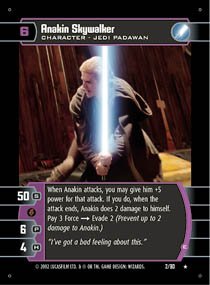 #2 Anakin Skywalker (E) (SR rare)