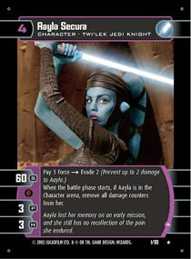 #1 Aayla Secura (A) (SR rare)