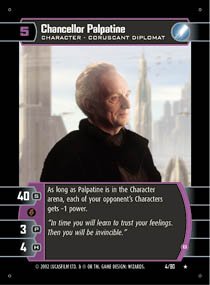 #4 Chancellor Palpatine (B) (SR rare)