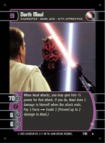#7 Darth Maul (A) (SR rare)