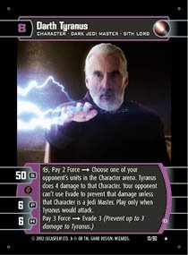 #10 Darth Tyranus (D) (SR rare)