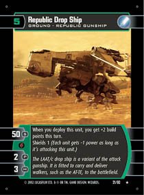 #21 Republic Drop Ship (SR rare)