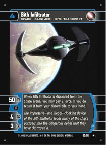 #23 Sith Infiltrator (A) (SR rare)