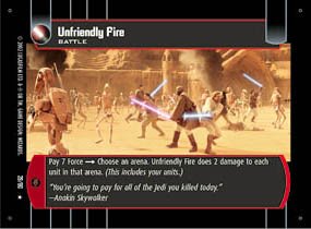 #29 Unfriendly Fire (SR rare)