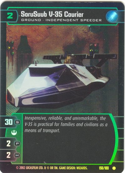 #156 SoruSuub V-35 Courier FOIL ANH