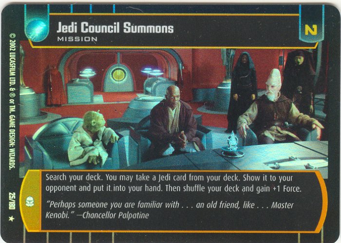 #025 Jedi Council Summons FOIL AOTC