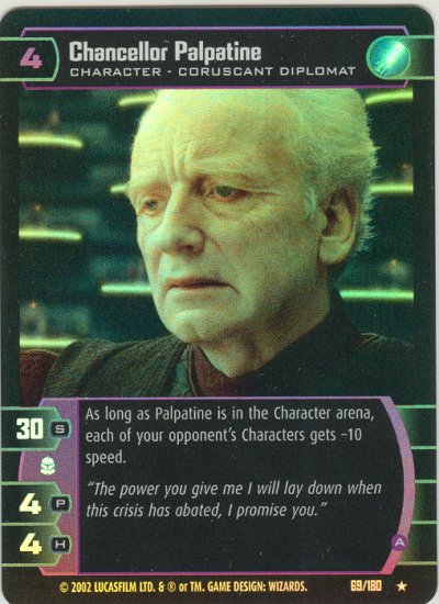 #069 Chancellor Palpatine (A) FOIL AOTC