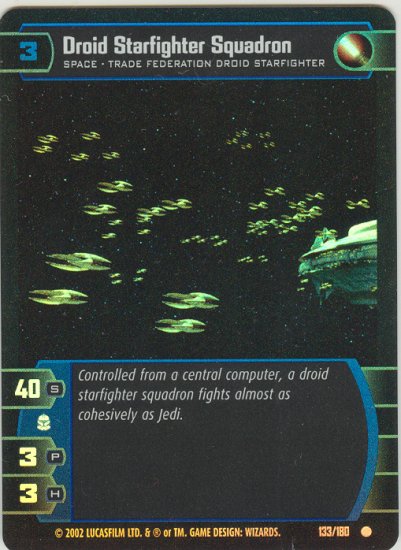 #133 Droid Starfighter Squadron FOIL AOTC