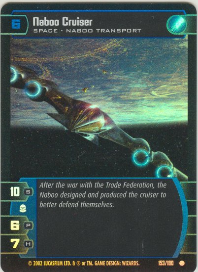 #153 Naboo Cruiser FOIL AOTC