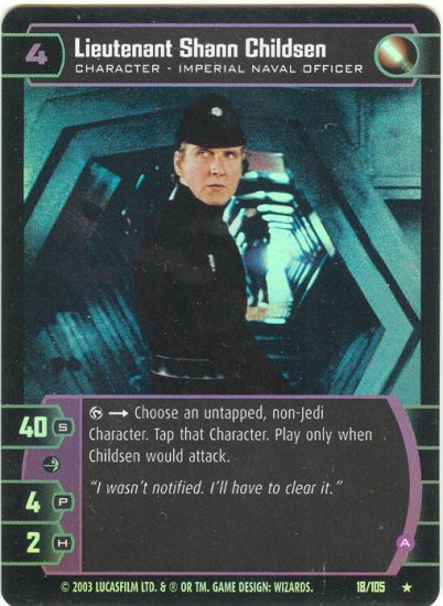 #18 Lieutenant Shann Childsen (A) FOIL