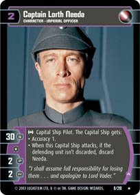 #8 Captain Lorth Needa (A) (ESB rare) Star Wars TCG