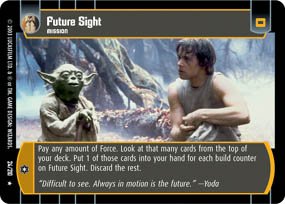 #24 Future Sight (ESB rare) Star Wars TCG