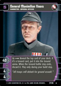 #27 General Maximilian Veers (B) (ESB rare) Star Wars TCG