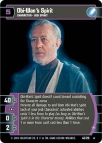 #48 Obi-Wan's Spirit (A) (ESB rare) Star Wars TCG