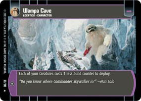#63 Wampa Cave (ESB rare) Star Wars TCG