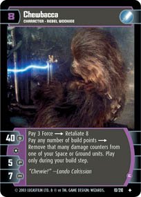 #10 Chewbacca (E) (ESB uncommon) Star Wars TCG