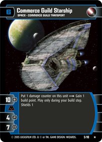 #5 Commerce Guild Starship Star Wars TCG (ROTS rare)