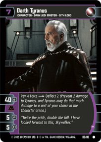 #82 Darth Tyranus (H) (ROTS common)